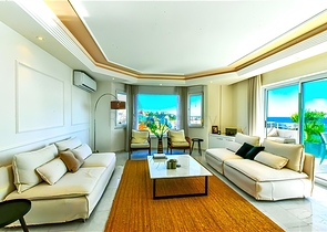 Spacious 3+1 Seafront Apartment with Dim River Views in Tosmur, Alanya – 161 m²