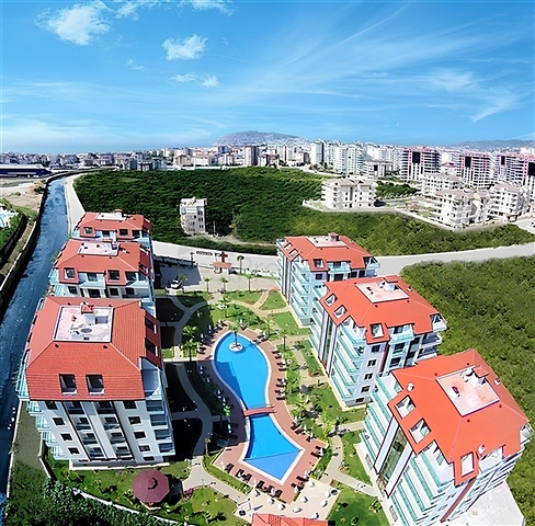 Furnished 4+1 Penthouse in Oba, Alanya – Elite Riverside Complex