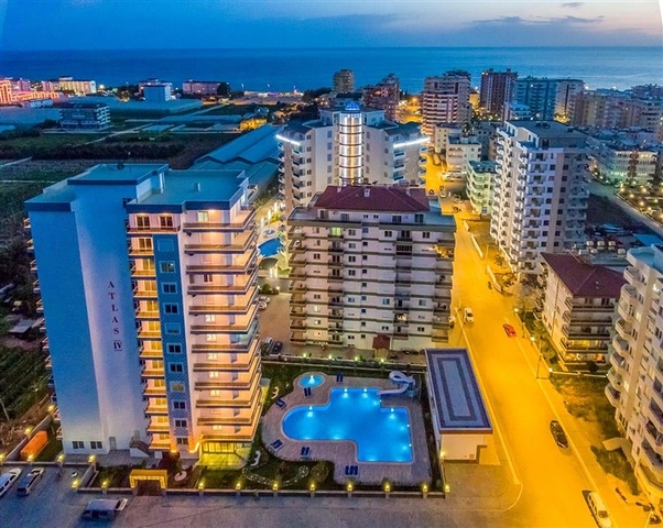 Furnished 1+1 Apartment in Mahmutlar, Alanya – 450 m to the Sea