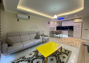 Furnished 1+1 Apartment with Terrace in Oba, Alanya