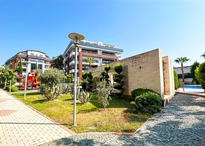 Furnished 1+1 Apartment with Terrace in Oba, Alanya