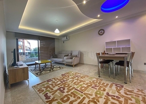 Furnished 1+1 Apartment with Terrace in Oba, Alanya