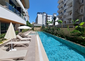1+1 apartment 150 m from the sea in the area of Cleopatra beach