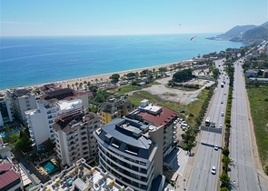 1+1 apartment 150 m from the sea in the area of Cleopatra beach
