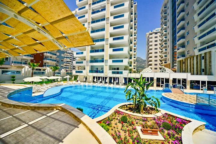 Furnished 1+1 Apartment in Mahmutlar, Alanya – Near the Sea