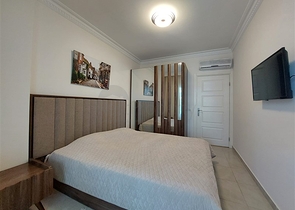 Furnished 1+1 Apartment in Mahmutlar, Alanya – Near the Sea