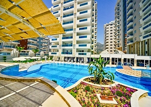 Furnished 1+1 Apartment in Mahmutlar, Alanya – Near the Sea