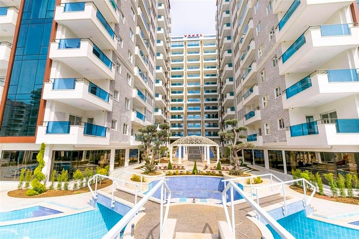 Furnished 1+1 Apartment in Mahmutlar, Alanya – Elite Residential Complex