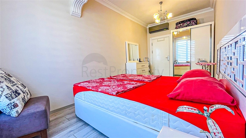 Apartment 3+1 250 m from the sea in Oba area