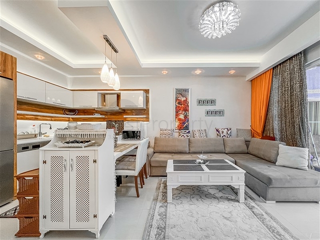 Furnished 1+1 Apartment in Mahmutlar, Alanya – 200 m from the Sea
