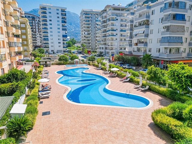 Furnished 1+1 Apartment in Mahmutlar, Alanya – 200 m from the Sea