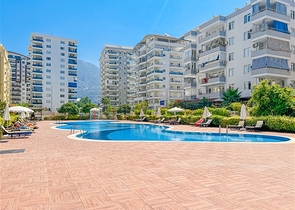 Furnished 1+1 Apartment in Mahmutlar, Alanya – 200 m from the Sea
