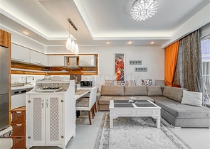 Furnished 1+1 Apartment in Mahmutlar, Alanya – 200 m from the Sea