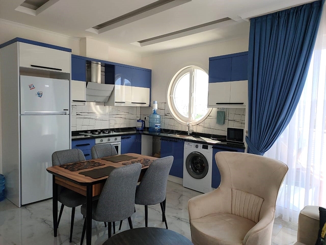 Furnished 1+1 apartment 700 m from the sea