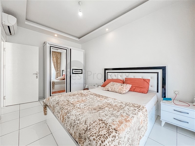 Furnished 1+1 Apartment in Mahmutlar, Alanya – 400 m from the Beach