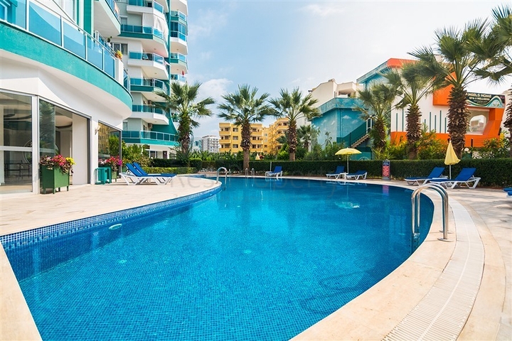 Furnished 1+1 Apartment in Mahmutlar, Alanya – 350 m from the Sea