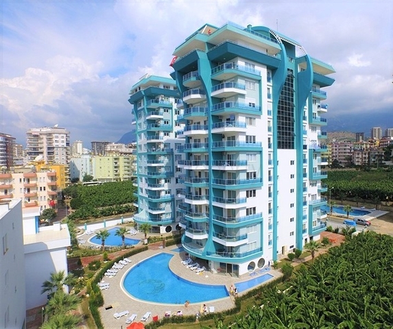 Furnished 1+1 Apartment in Mahmutlar, Alanya – 350 m from the Sea