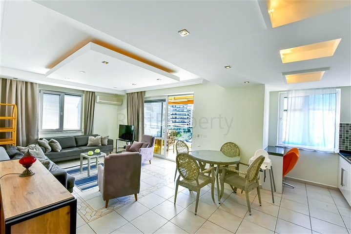 Furnished 2+1 Apartment in Tosmur, Alanya – 110 m², 200 m from the Sea