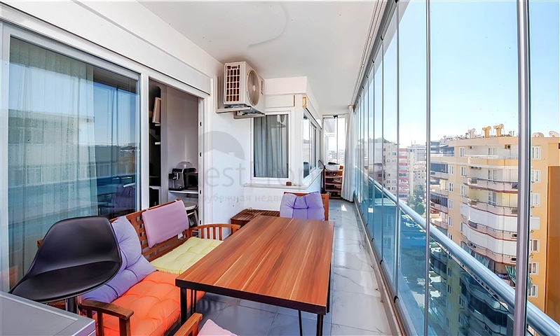 Furnished 2+1 Penthouse in Mahmutlar with Indoor & Outdoor Pools