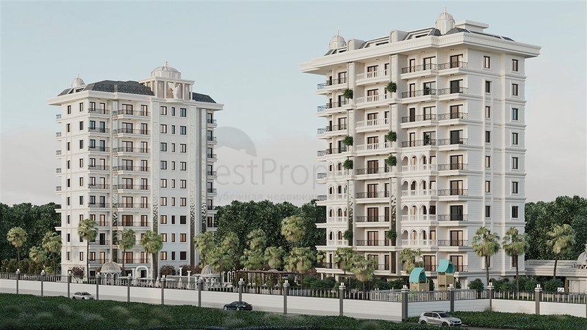 New 1+1 Apartment in Avsallar, Alanya – Modern Complex with SPA Facilities