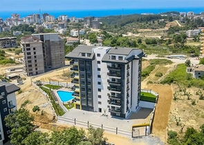 New 1+1 Apartment in Avsallar, Alanya – 63 m² Modern Complex