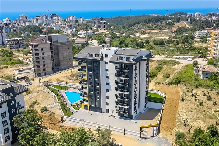Furnished 2+1 Sea-View Apartment in Avsallar, Alanya – 90 m²