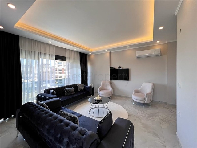 Furnished 2+1 Sea-View Apartment in Avsallar, Alanya – 90 m²