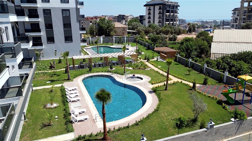 New 1+1 Apartment in Avsallar, Alanya – 55 m² in a Modern Complex