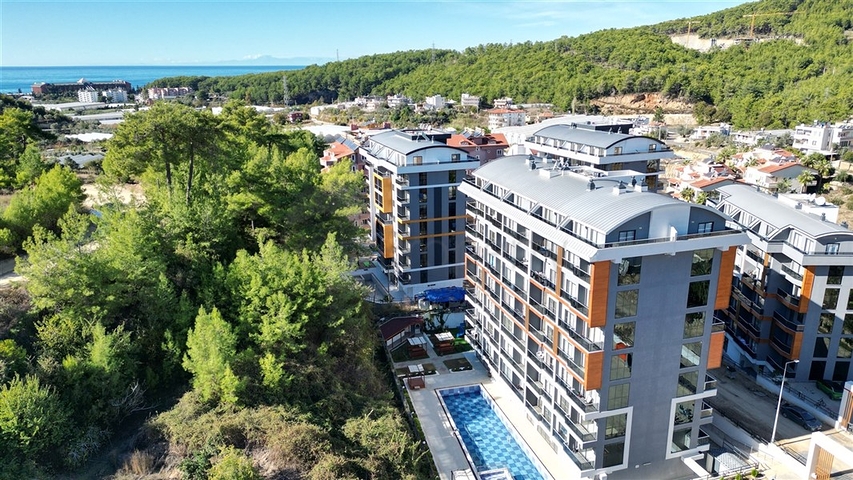 New 1+1 Apartment in Avsallar, Alanya – 50 m² with SPA Facilities
