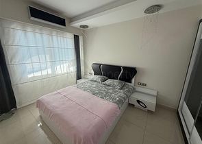 Furnished 1+1 Apartment in Mahmutlar, Alanya with Resort Facilities