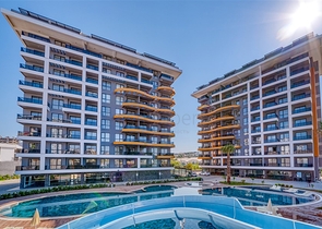 New 1+1 Apartment in Avsallar, Alanya – Modern Project Near the Sea