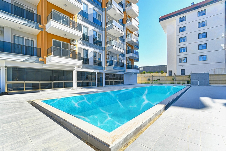 1+1 Apartment in Avsallar Alanya – Modern Complex Near Sandy Beaches