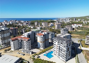 1+1 Apartment in Avsallar Alanya – Modern Complex Near Sandy Beaches