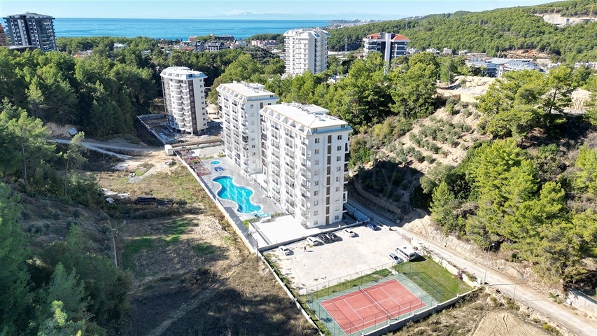 Cozy 1+1 Apartment in Avsallar Alanya – Modern Complex in Green Area