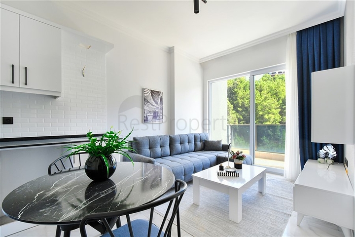 Cozy 1+1 Apartment in Avsallar Alanya – Modern Complex in Green Area