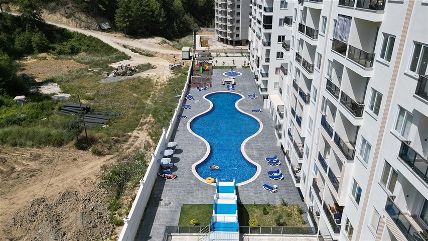 Cozy 1+1 Apartment in Avsallar Alanya – Modern Complex in Green Area