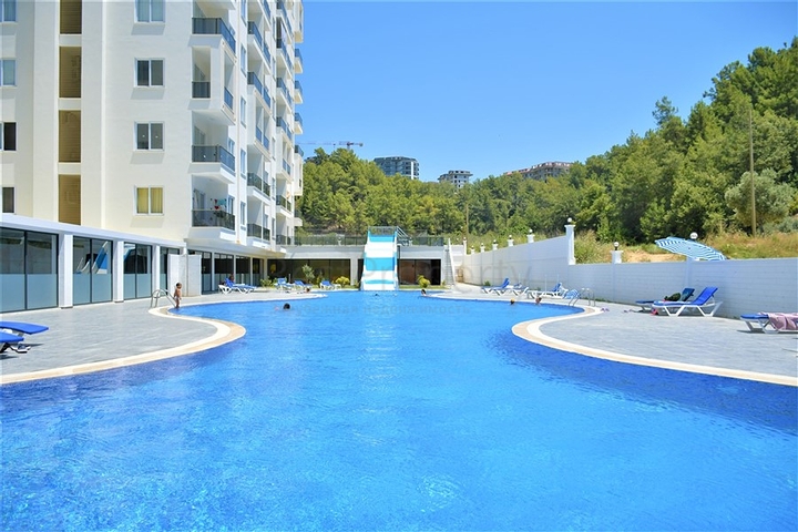 Cozy 1+1 Apartment in Avsallar Alanya – Modern Complex in Green Area