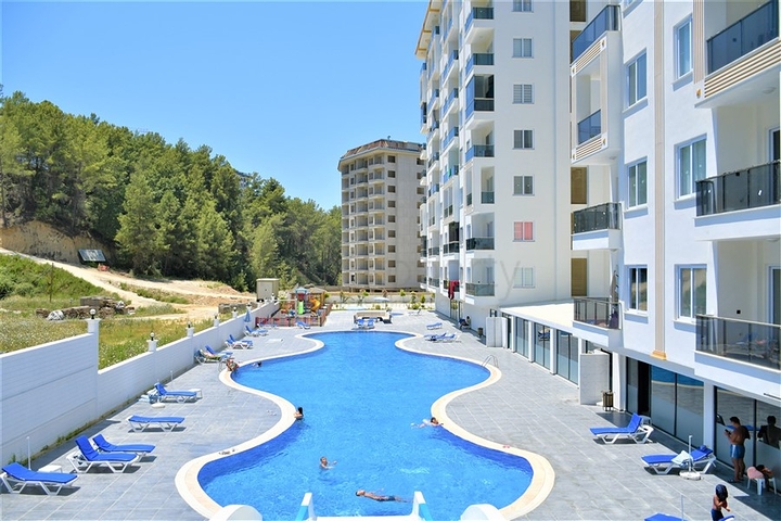 Cozy 1+1 Apartment in Avsallar Alanya – Modern Complex in Green Area