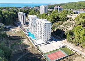 Cozy 1+1 Apartment in Avsallar Alanya – Modern Complex in Green Area