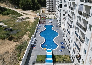 Cozy 1+1 Apartment in Avsallar Alanya – Modern Complex in Green Area