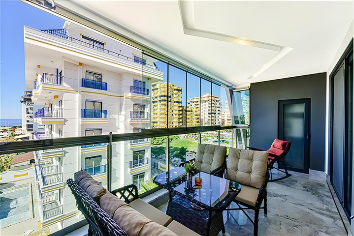 Sea-View 1+1 Apartment in Kargicak Alanya – Modern Complex