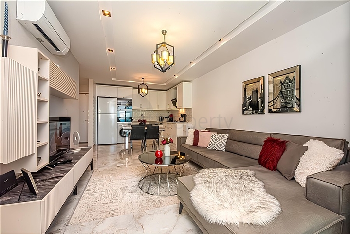 Sea-View 1+1 Apartment in Kargicak Alanya – Modern Complex