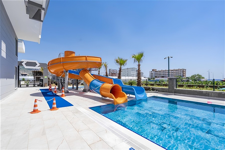 Sea-View 1+1 Apartment in Kargicak Alanya – Modern Complex