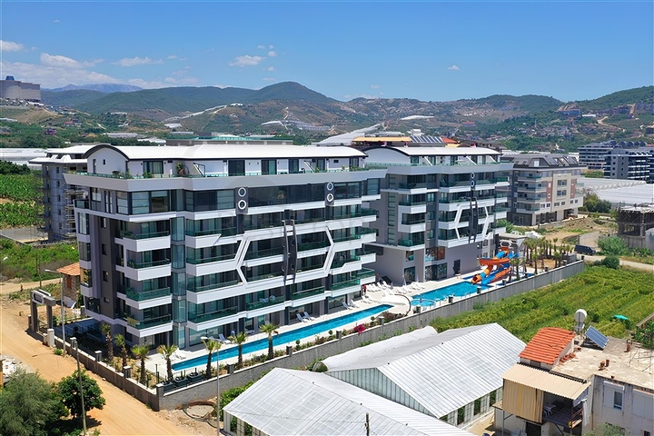 Sea-View 1+1 Apartment in Kargicak Alanya – Modern Complex