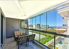 Sea-View 1+1 Apartment in Kargicak Alanya – Modern Complex