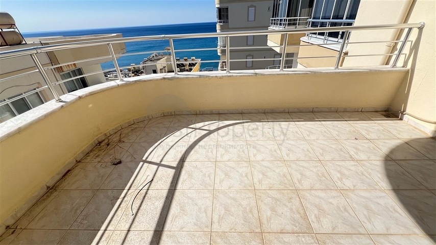 Sea-Front 2+1 Apartment in Tosmur, Alanya with Direct Beach Access