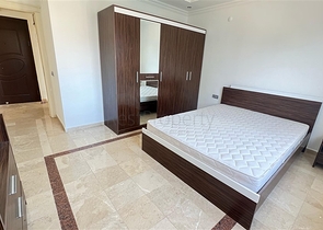 Sea-Front 2+1 Apartment in Tosmur, Alanya with Direct Beach Access