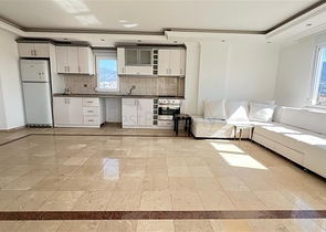 Sea-Front 2+1 Apartment in Tosmur, Alanya with Direct Beach Access