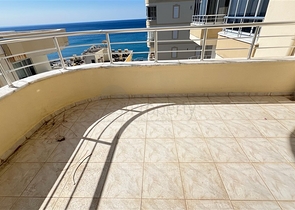 Sea-Front 2+1 Apartment in Tosmur, Alanya with Direct Beach Access