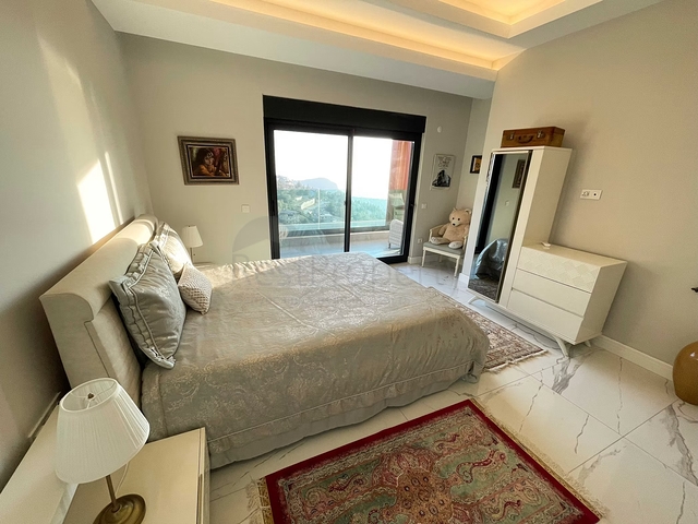 Luxury Furnished Villa in Bektas, Alanya with Panoramic Sea & Castle Views